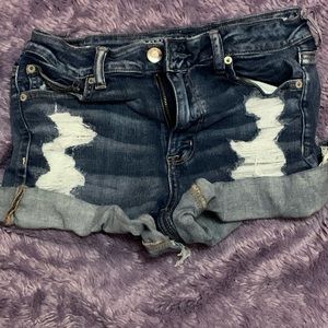 Ripped Jean shorts